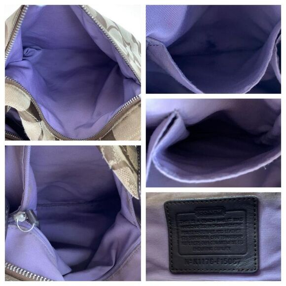 Pre Loved coach Signature Canvas Handbag Women brown | brown Crossbody Bags - Picture 4 of 8